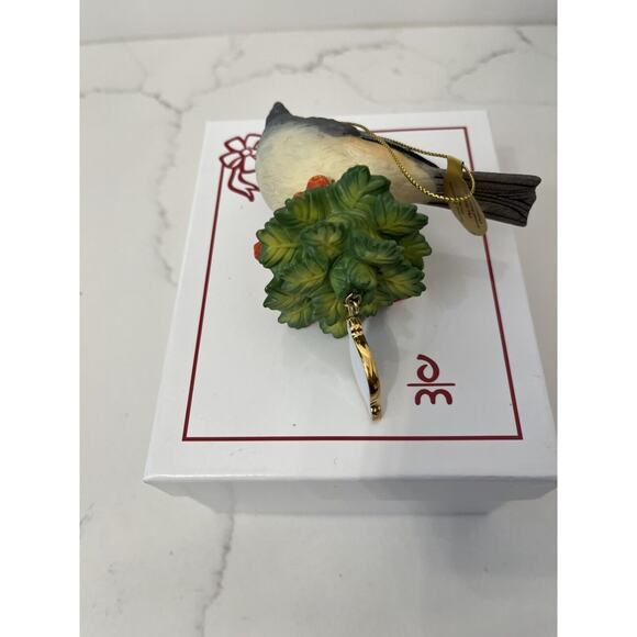 Ornament Christmas Tufted Titmouse 2010 Annual Song Bird NEW IN BOX - Picture 4 of 4